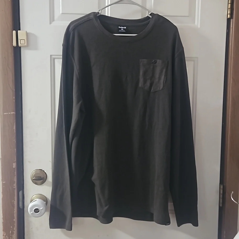 HURLEY FELTON LONG SLEEVE THERMAL: BROWN: NEW WITH TAGS: SIZE XXL